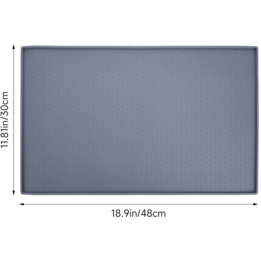 H&O Direct Waterproof Non Slip Silicone Pet Placemat 48 x 30cm Image 6