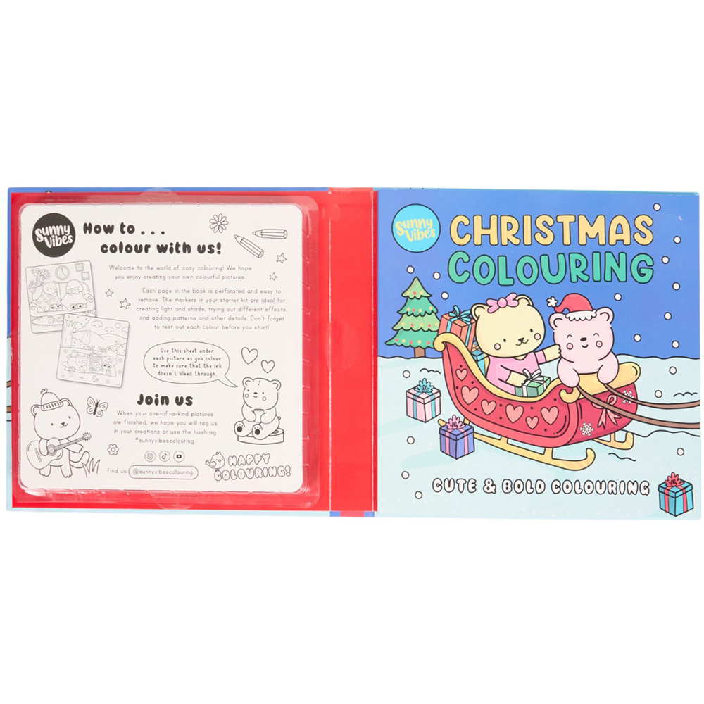 Sunny Vibes Sunggly Christmas Colouring Kit Image 4