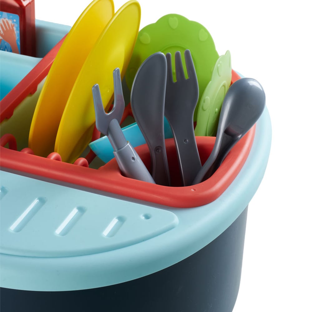 Tommy Toys Kids Blue Electric Kitchen Sink Play Set Image 4