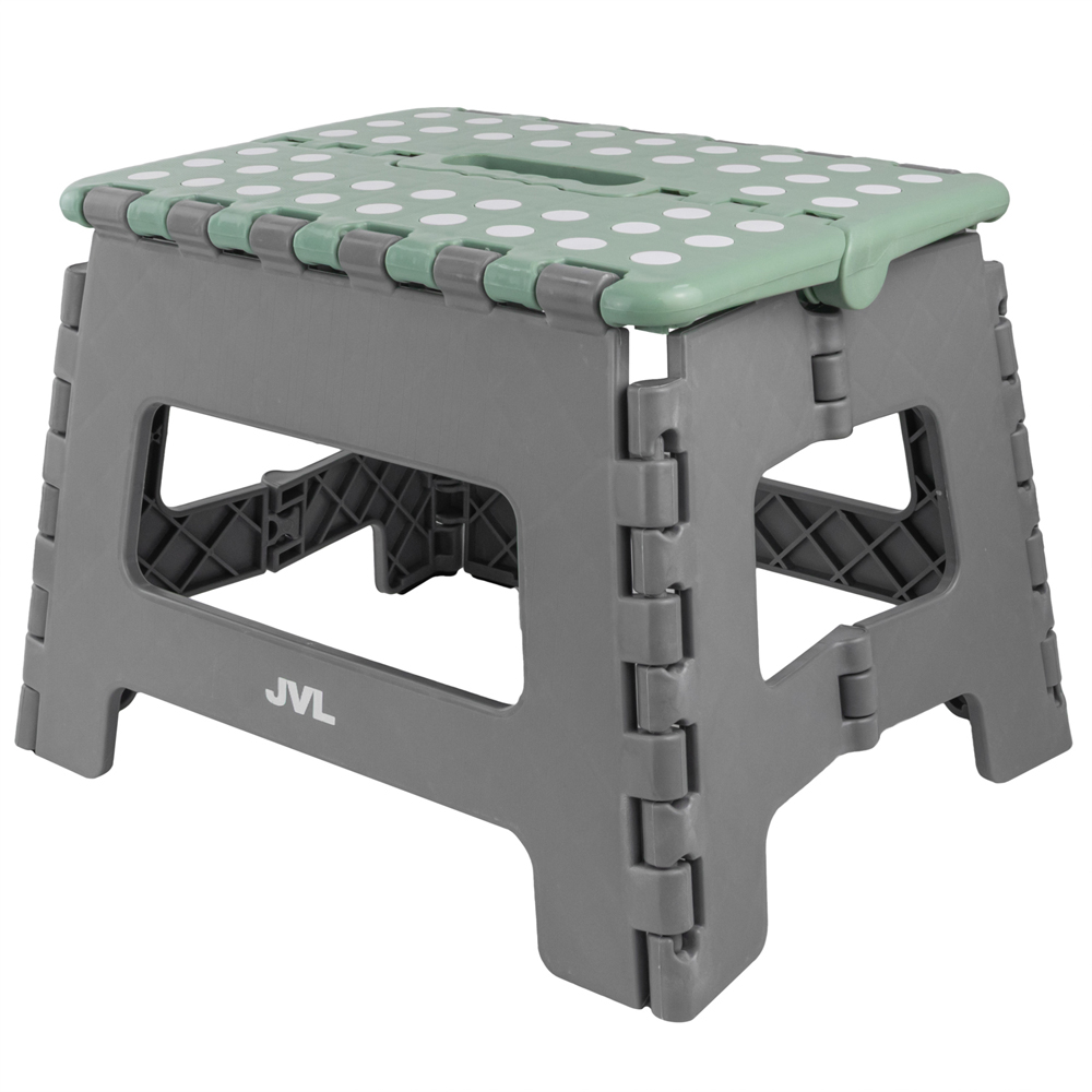 JVL Cleaning Small Grey Folding Step Stool Image 3