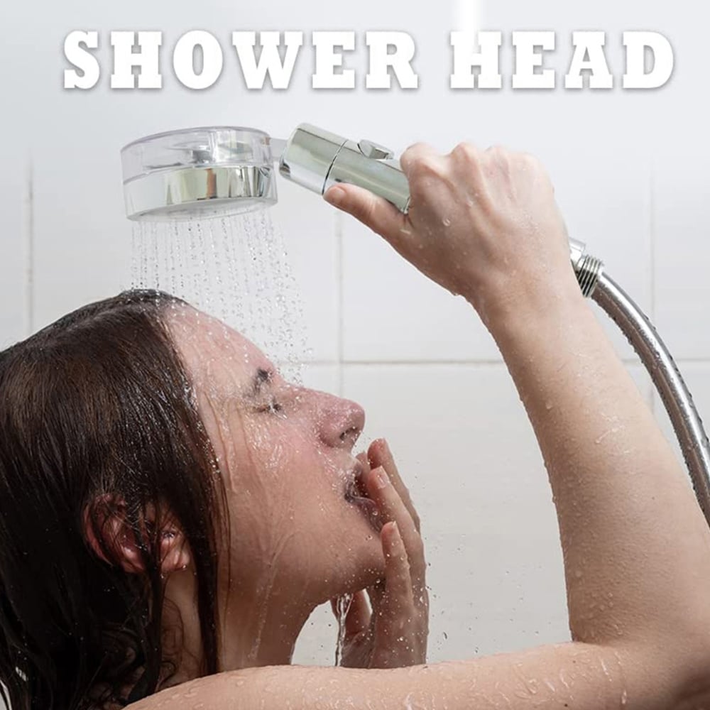 Alivio 360 Degree Rotating Shower Head with Turbo Fan Image 3