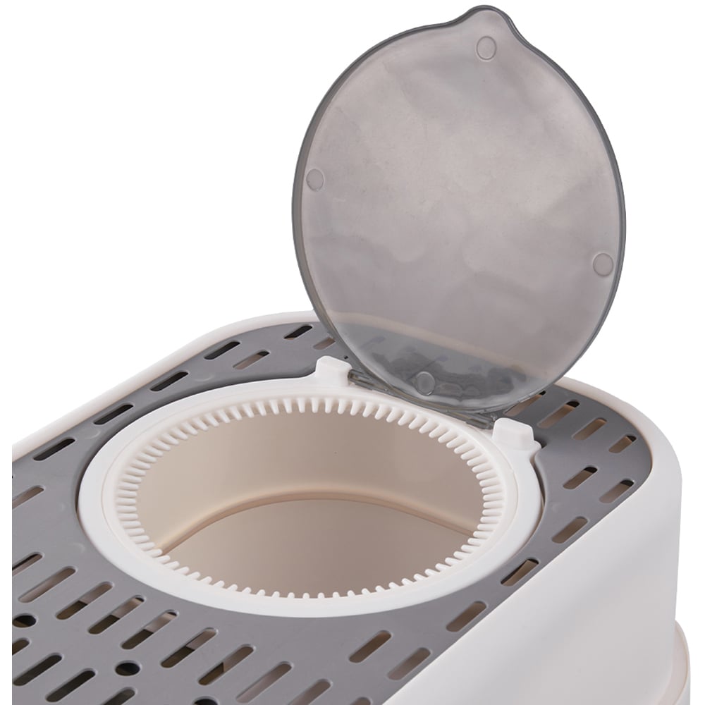 H&O Direct Hooded Cat Litter Box with UV Sterilization 35 x 35 x 50cm Image 4