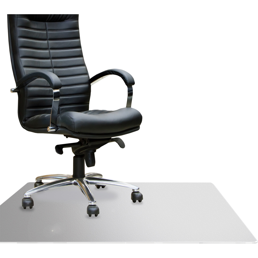 Floortex Megamat Extra Thick Chair Mat for Hard Floors and Carpets 89 x 119cm Image 3