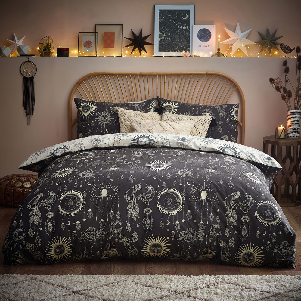 furn. Constellation Celestial Double Multicolour Duvet Set Image 1