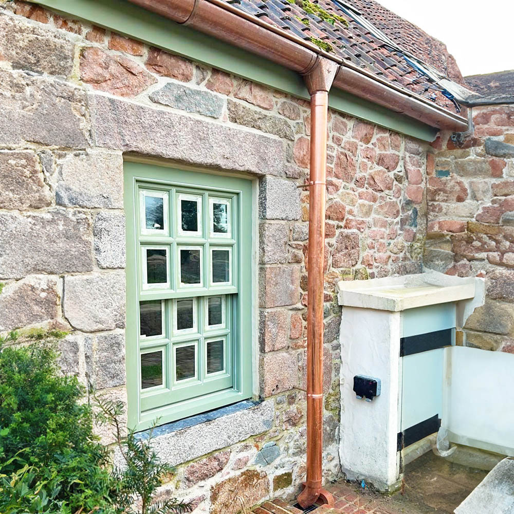 Metal Gutta Copper Standard Gutter Fascia Bracket Image 3