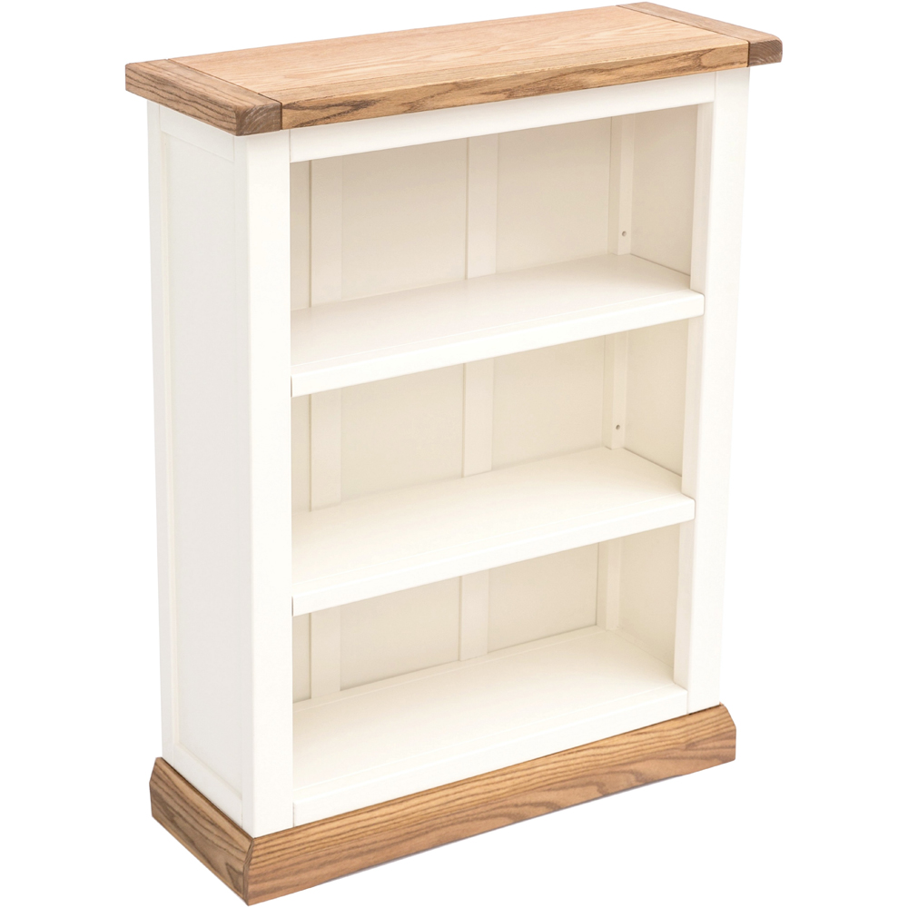 Tropea 3 Shelf Off White Bookcase Image 4