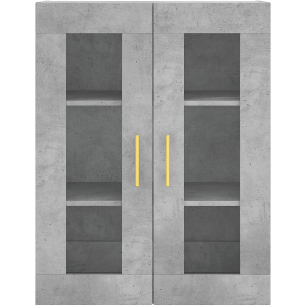vidaXL 3 Door 3 Drawer Concrete Grey Highboard Image 6