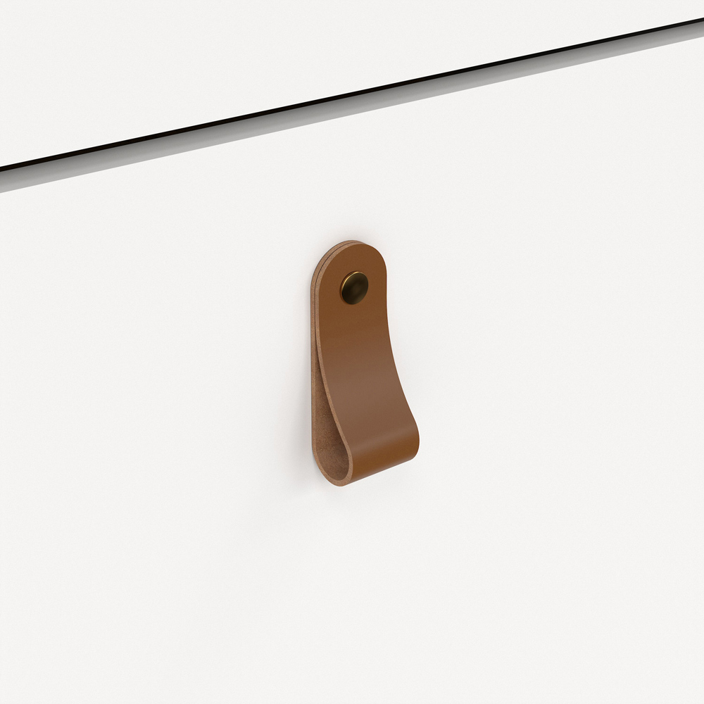 Florence Barcelona 2 Flip Down Doors White Shoe Cabinet Image 5