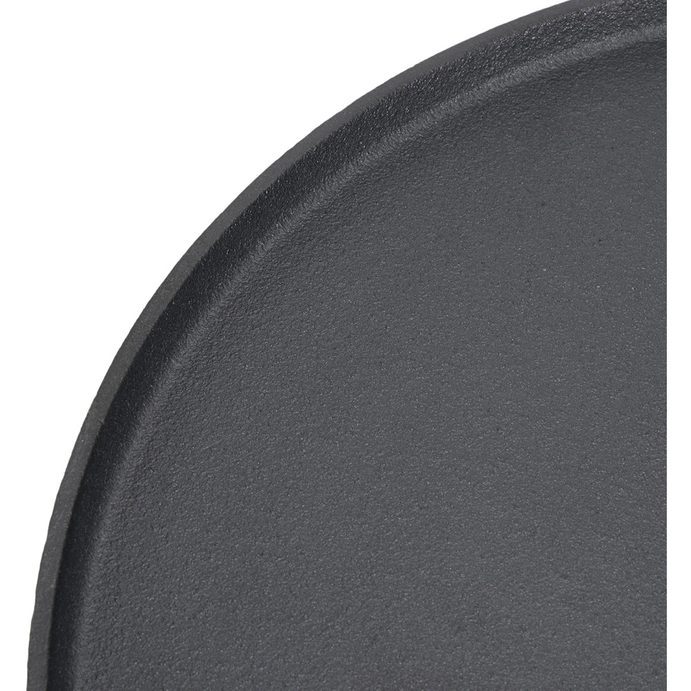 Living and Home Cast Iron Griddle Pan with Removable Legs Image 6