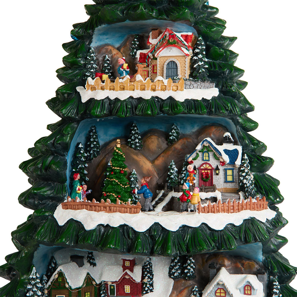 XL Christmas Tree Town Model - Green Image 7