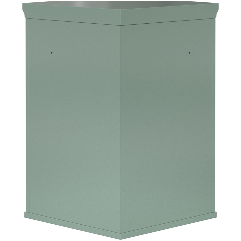 Teamson Home Glancy Single Door Sage Green Removable Wooden Wall Cabinet Image 4