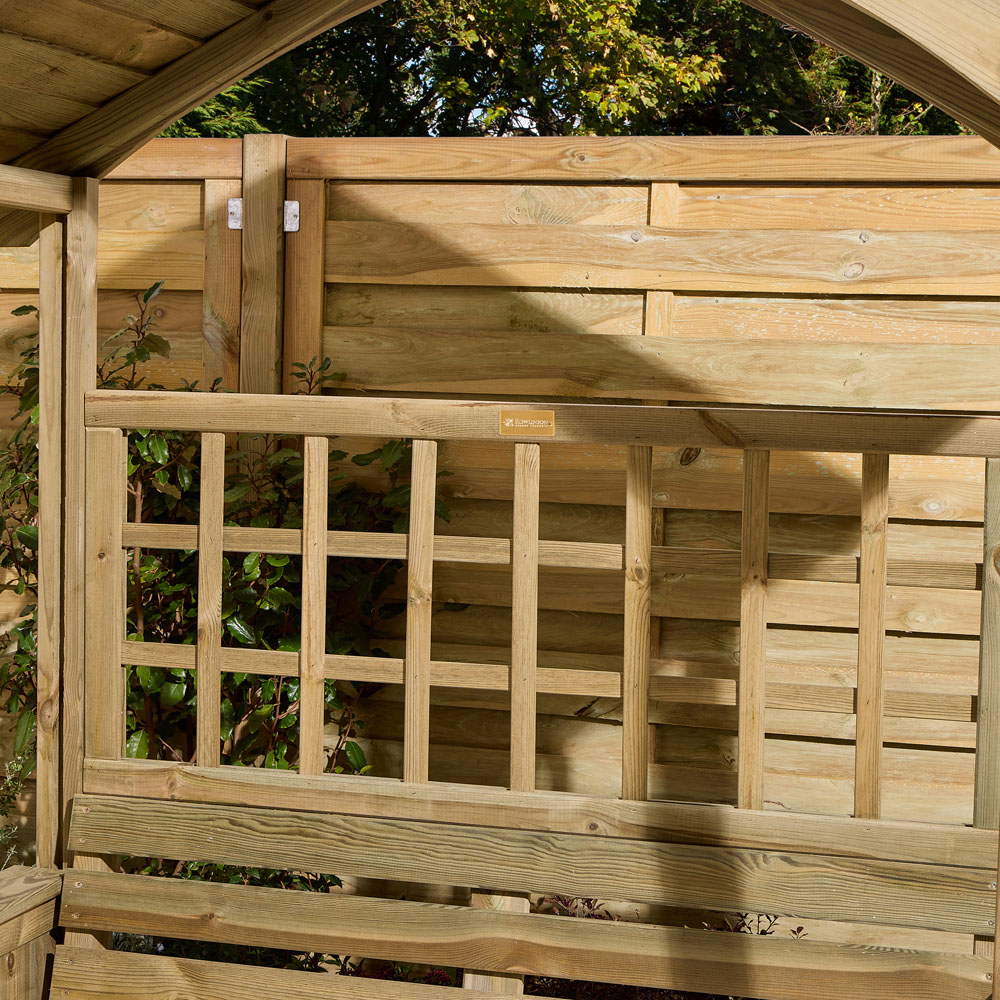 Rowlinson Sherwood 2 Seater 6.9 x 5.2ft Arbour Image 5