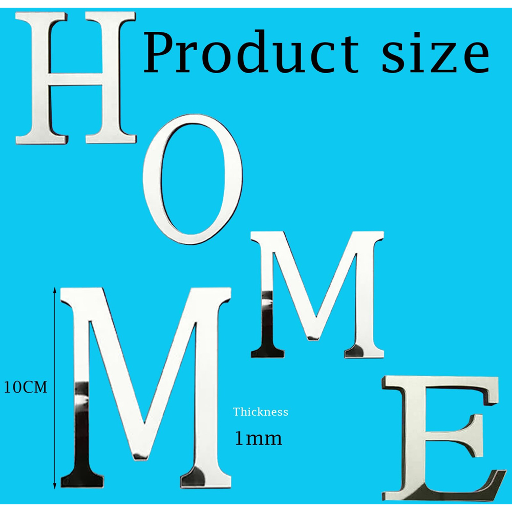ATEK HOME Self-Adhesive Mirror Wall Sticker Image 8