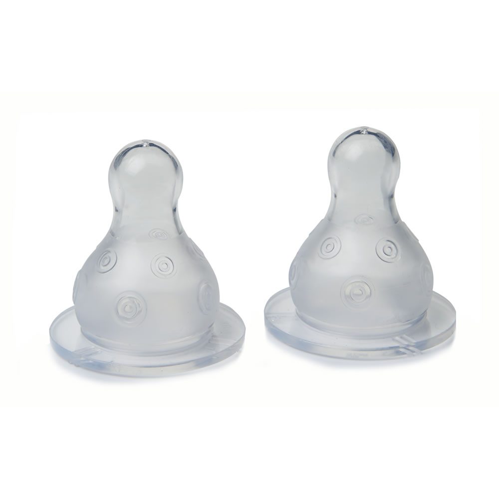 Wilko Silicone Fast Flow Teats 2 pack Image