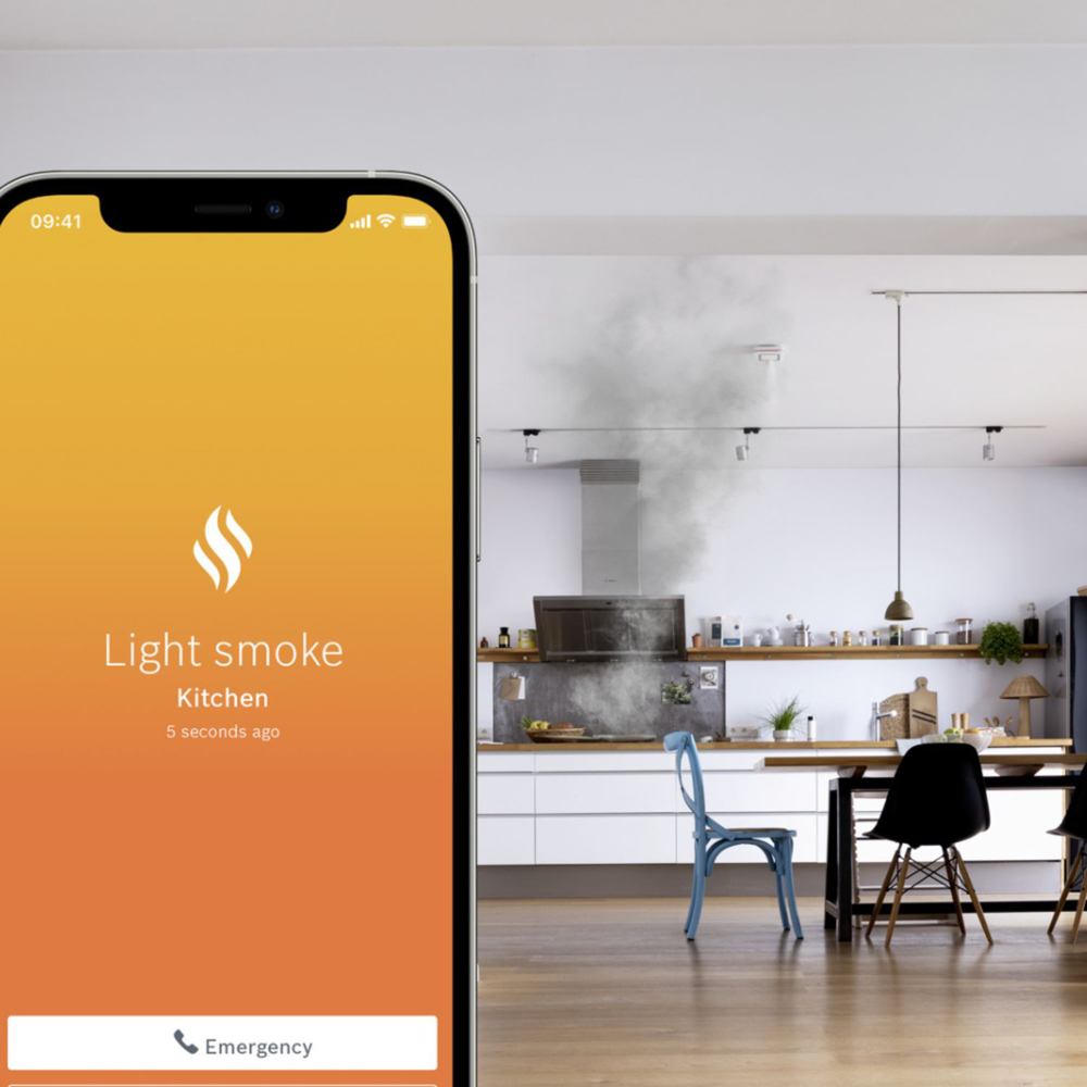 Bosch White Smart Wireless Home Twinguard Smoke Detector Image 4