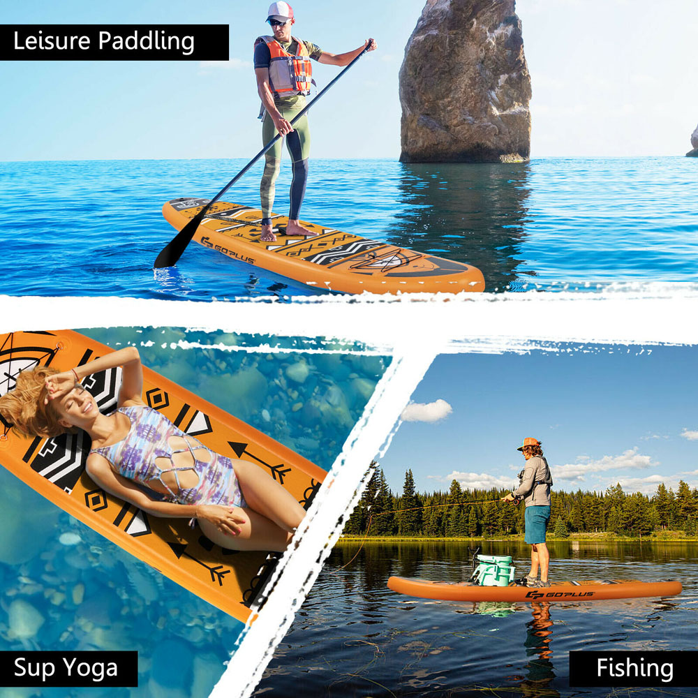Costway Inflatable Stand Up Paddle Board and Accessories 11ft Image 7