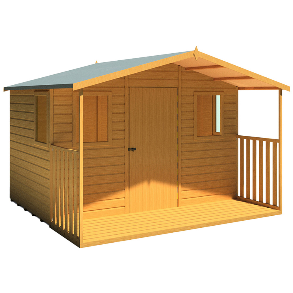 Shire Orkney 10 x 9ft Shiplap Apex Garden Shed Image 1