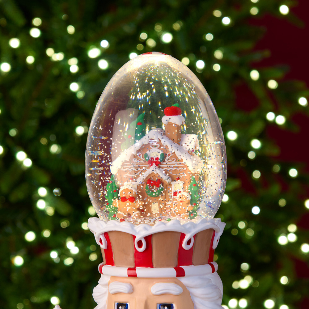 Glitter Spinning Gingerbread Nutcracker Image 5