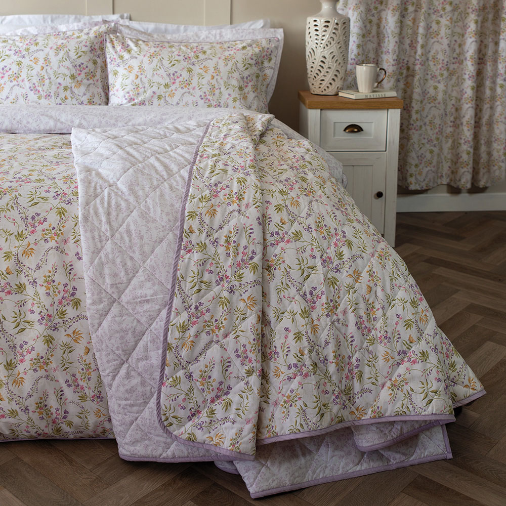 Serene Kira King Size Floral Bedspread Image 2