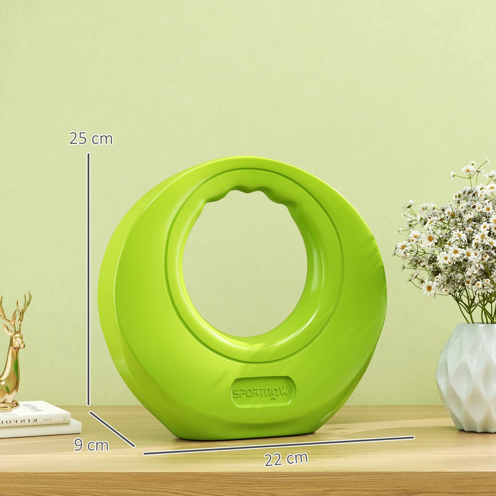 SPORTNOW Green Soft Kettlebell with Wide Handle 8kg Image 7