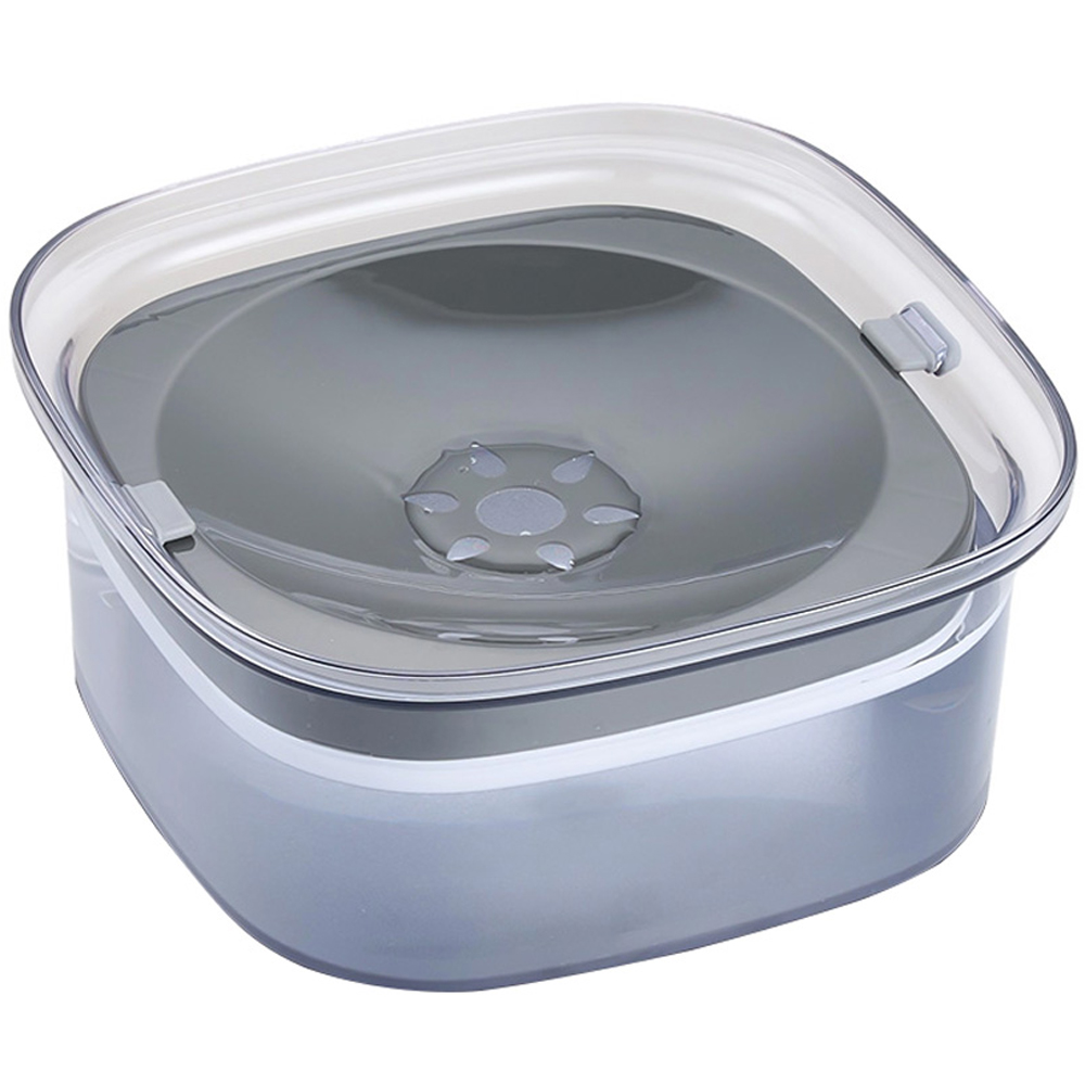 H&O Direct Transparent Spill Proof Pet Water Bowl 2L Image 1