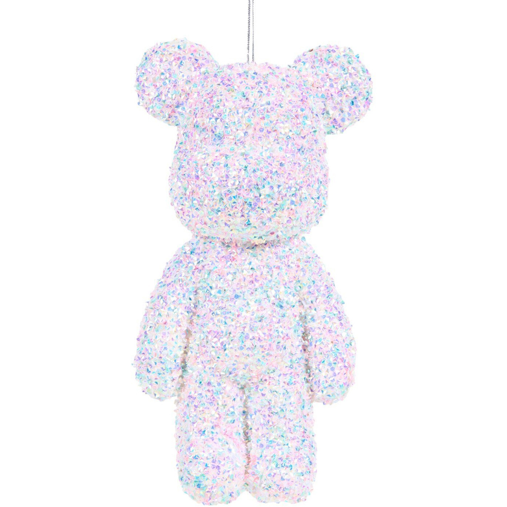 Glitter Bear DecorationMulticolour Image 3