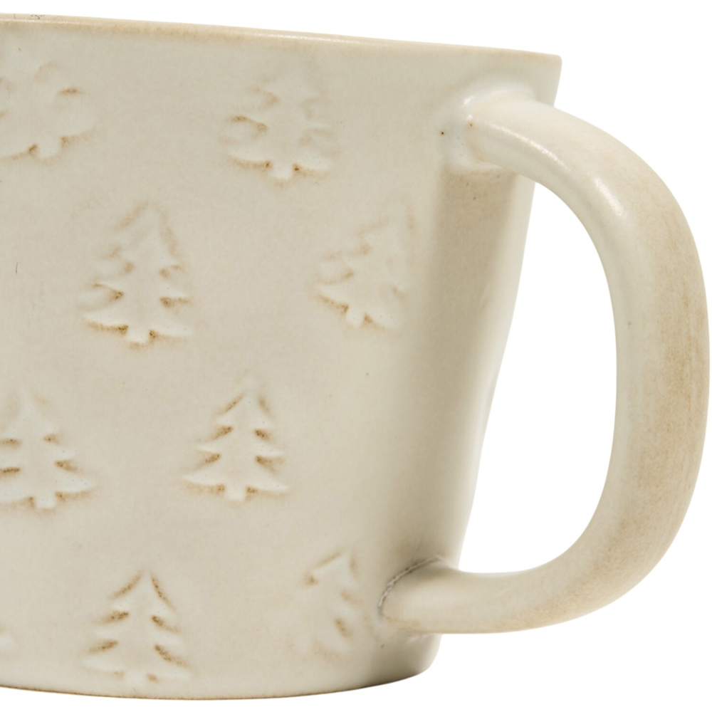 Pack of 4 Christmas Tree Mugs White Image 3