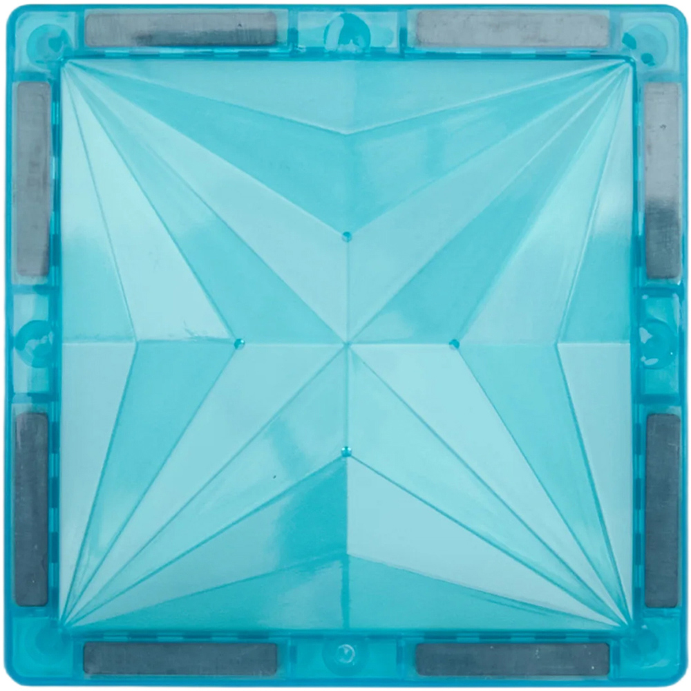 H&O Direct 60 Piece Magnet Building Tile Clear 3D Building Block Image 4