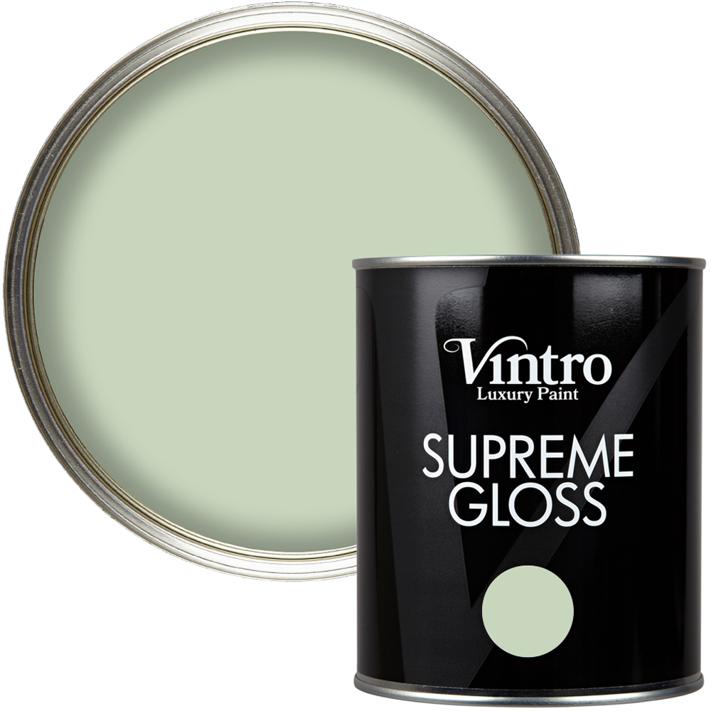 Vintro Paint Walls and Ceilings Verdant Gloss Paint 1L Image 1