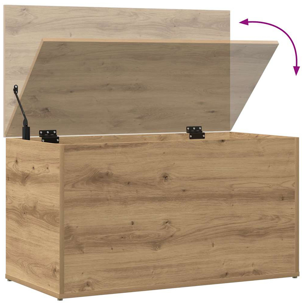 vidaXL Artisan Oak Storage Chest Image 7