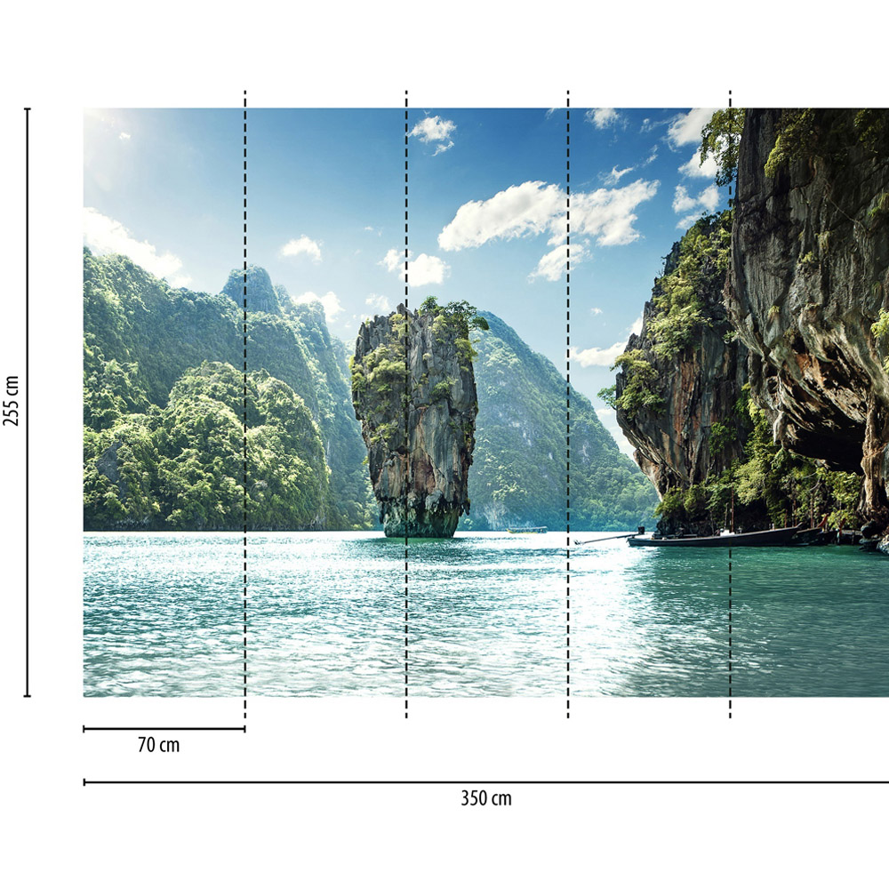 A.S Creation Thailand Island Digital Mural Image 3