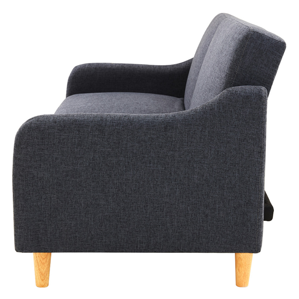 Home Detail Armstrong Double Sleeper Grey Fabric Sofa Bed Image 3