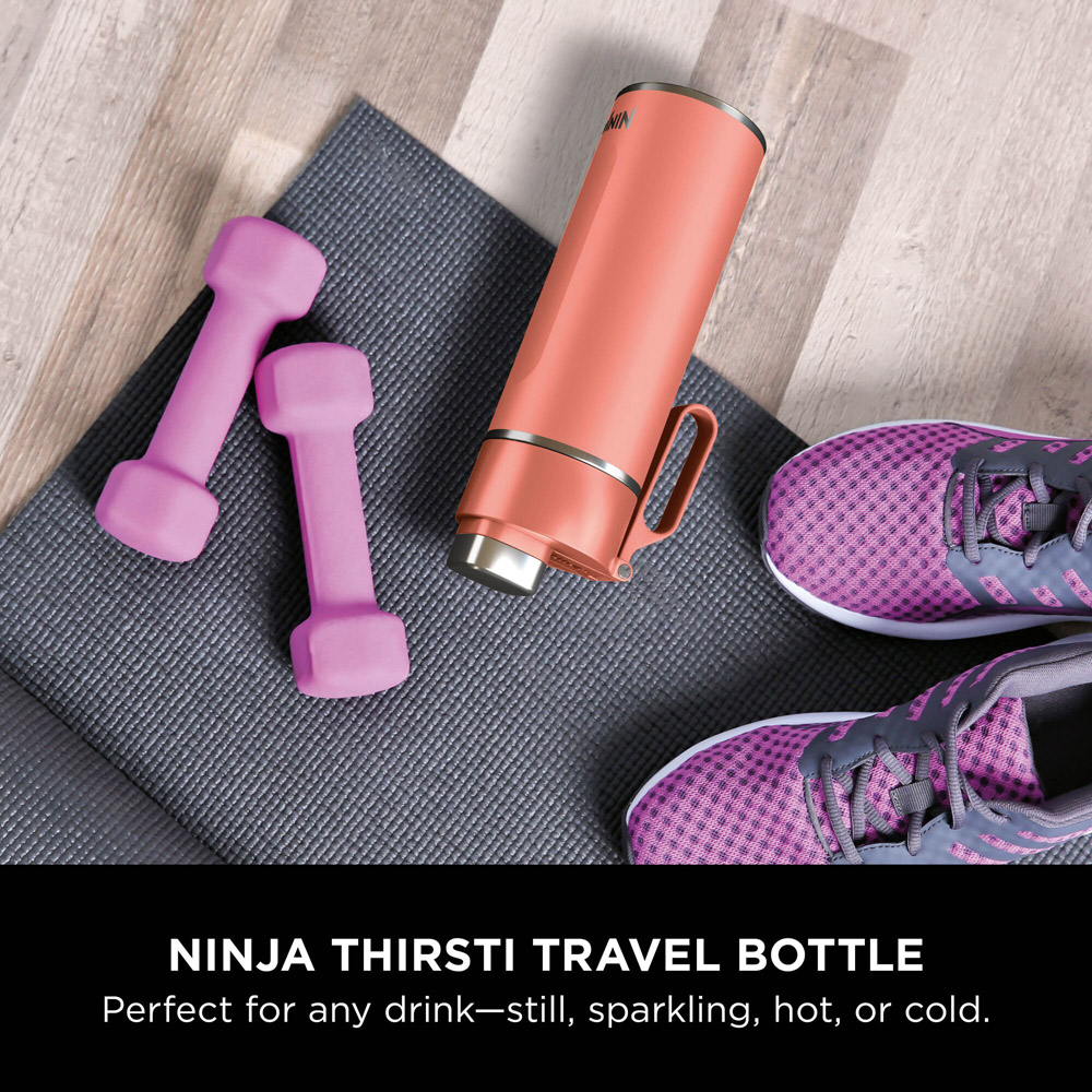 Ninja Thirsti Coral Travel Bottle 530ml Image 5