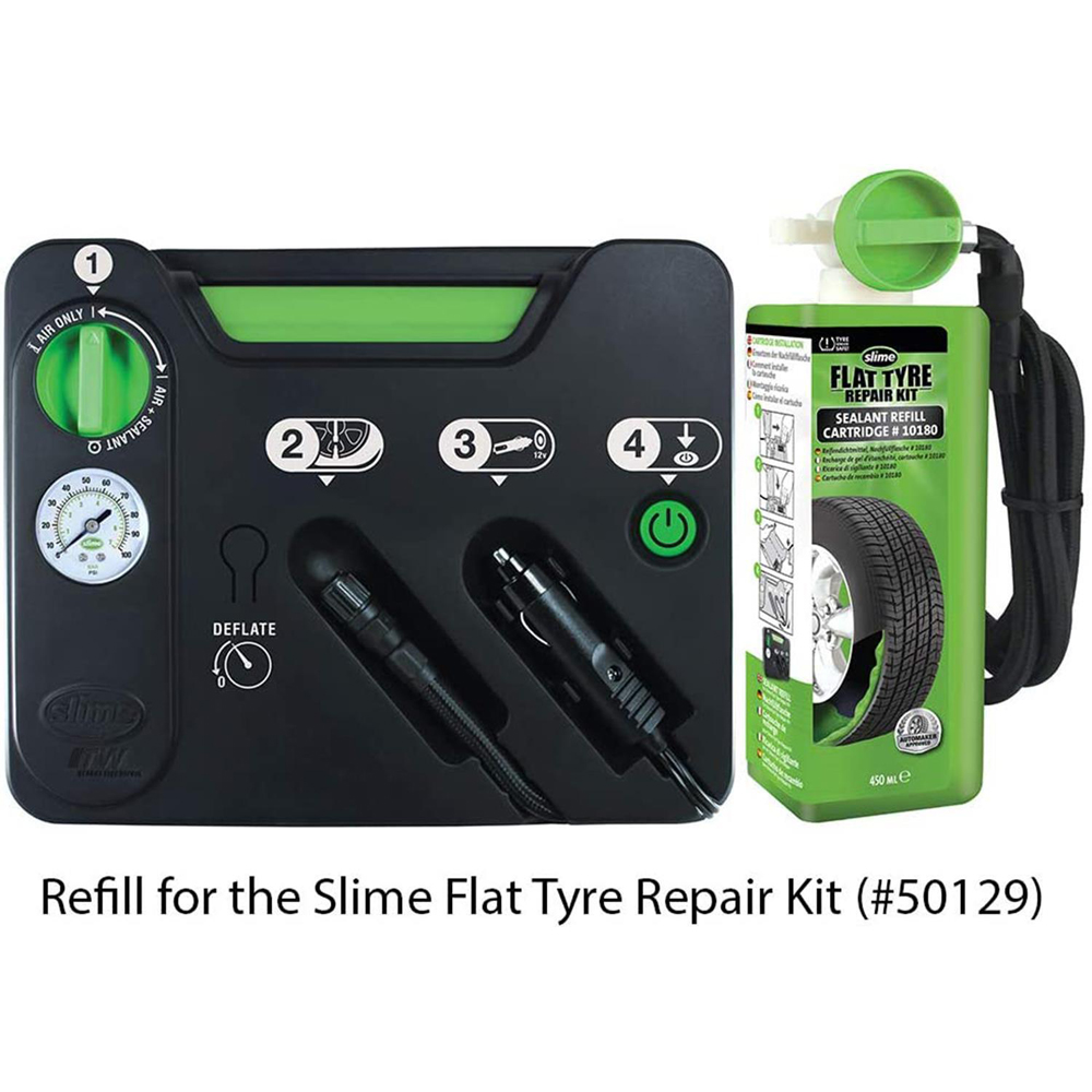 Slime Step 1 Flat Tyre Puncture Repair Sealant Refill 450ml Image 8