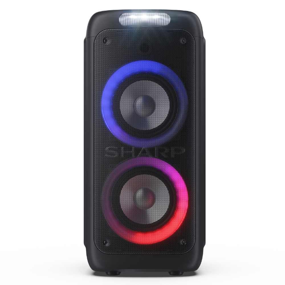 Sharp Black Xparty Street Beat Party Speaker Image 3