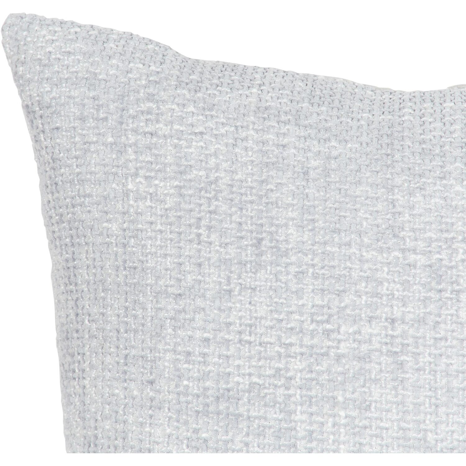 Chenille Boucle Cushion - Silver Image 4