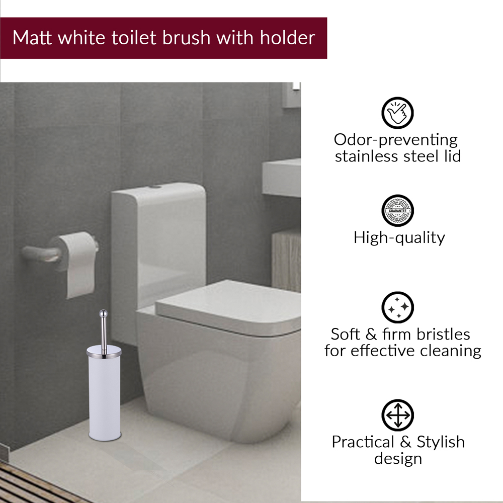 Innoteck Essentials 6 Piece White Bathroom Set Image 5