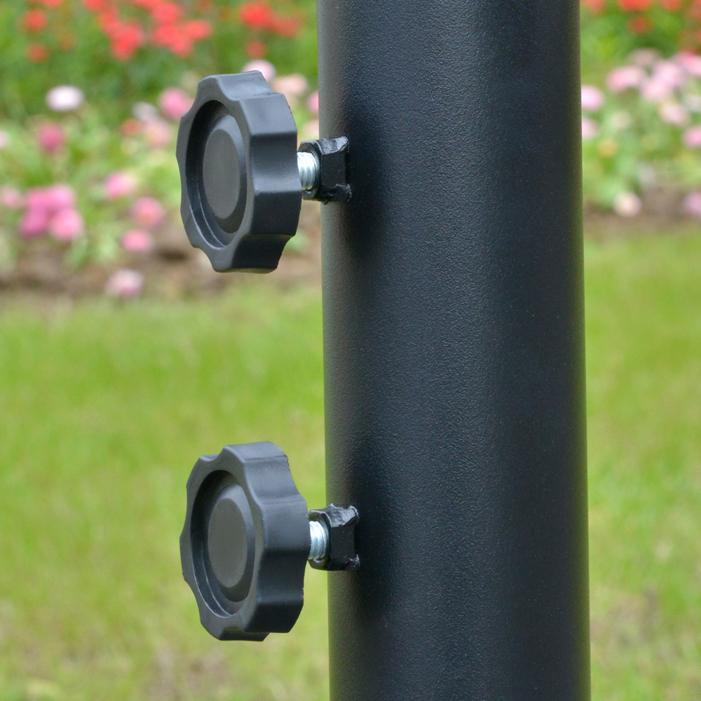 Outsunny Brown Cantilever Banana Parasol 3m Image 3