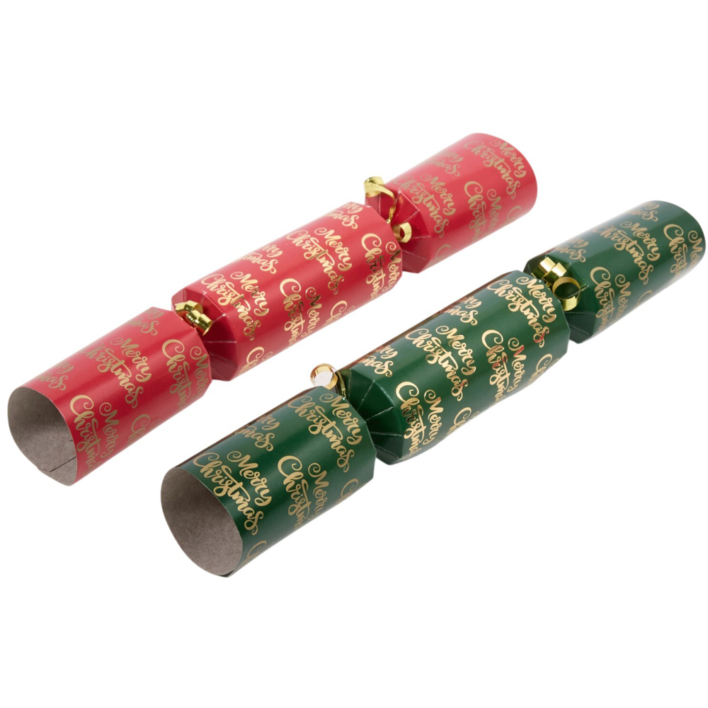Pack of 10 Family Merry Christmas Crackers Image 3