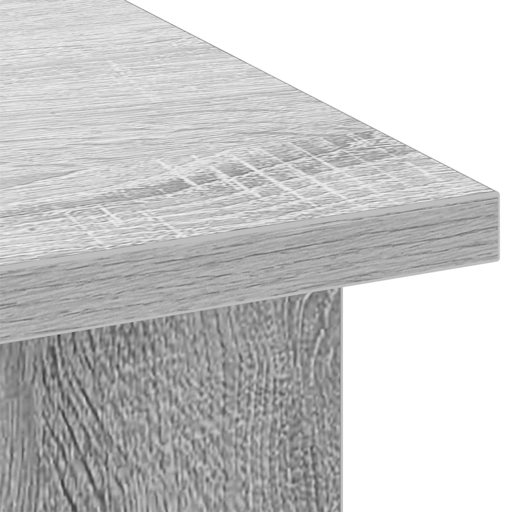 vidaXL 3 Shelf Grey Sonoma TV Stand Image 7