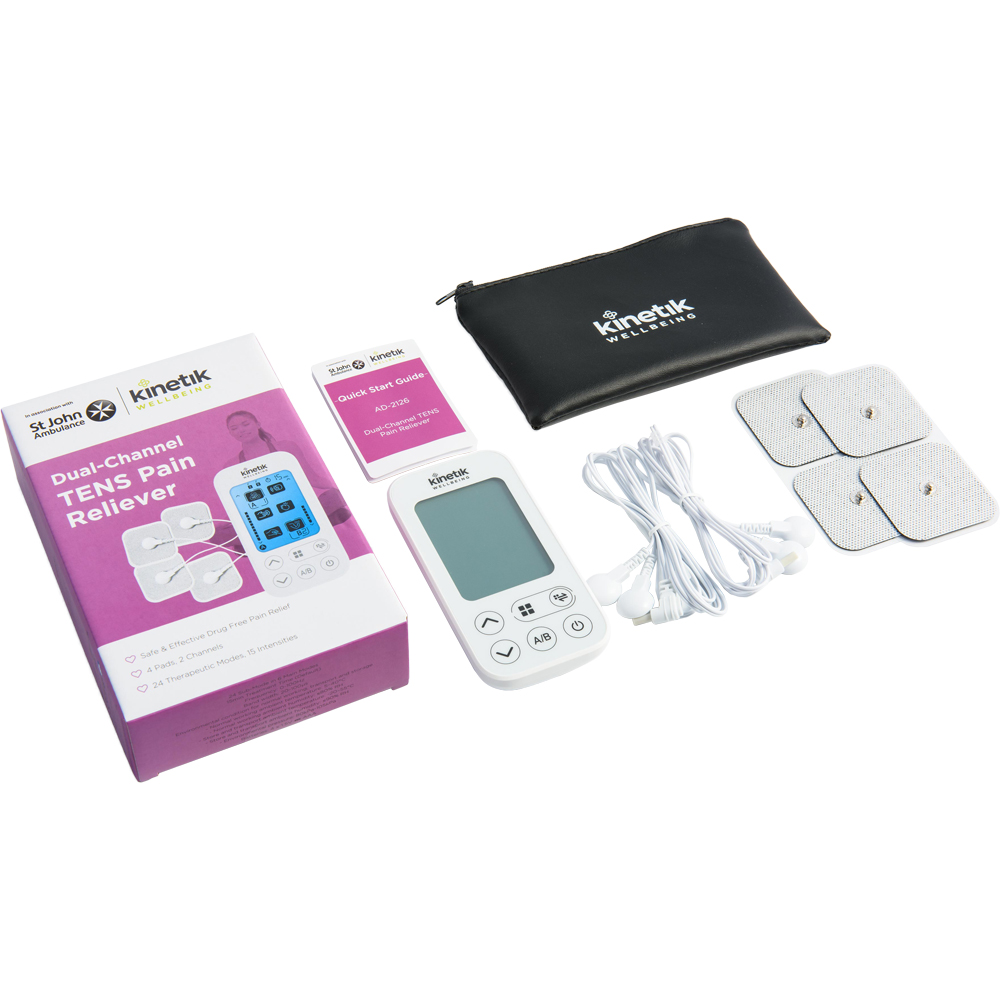 Kinetik Wellbeing Dual Channel Drug Free TENS Machine Image 4