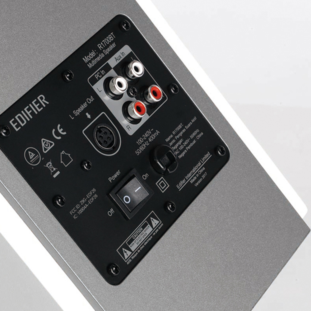 Edifier R1700BT 2.0 White Bluetooth Bookshelf Speaker Set 66W Image 5