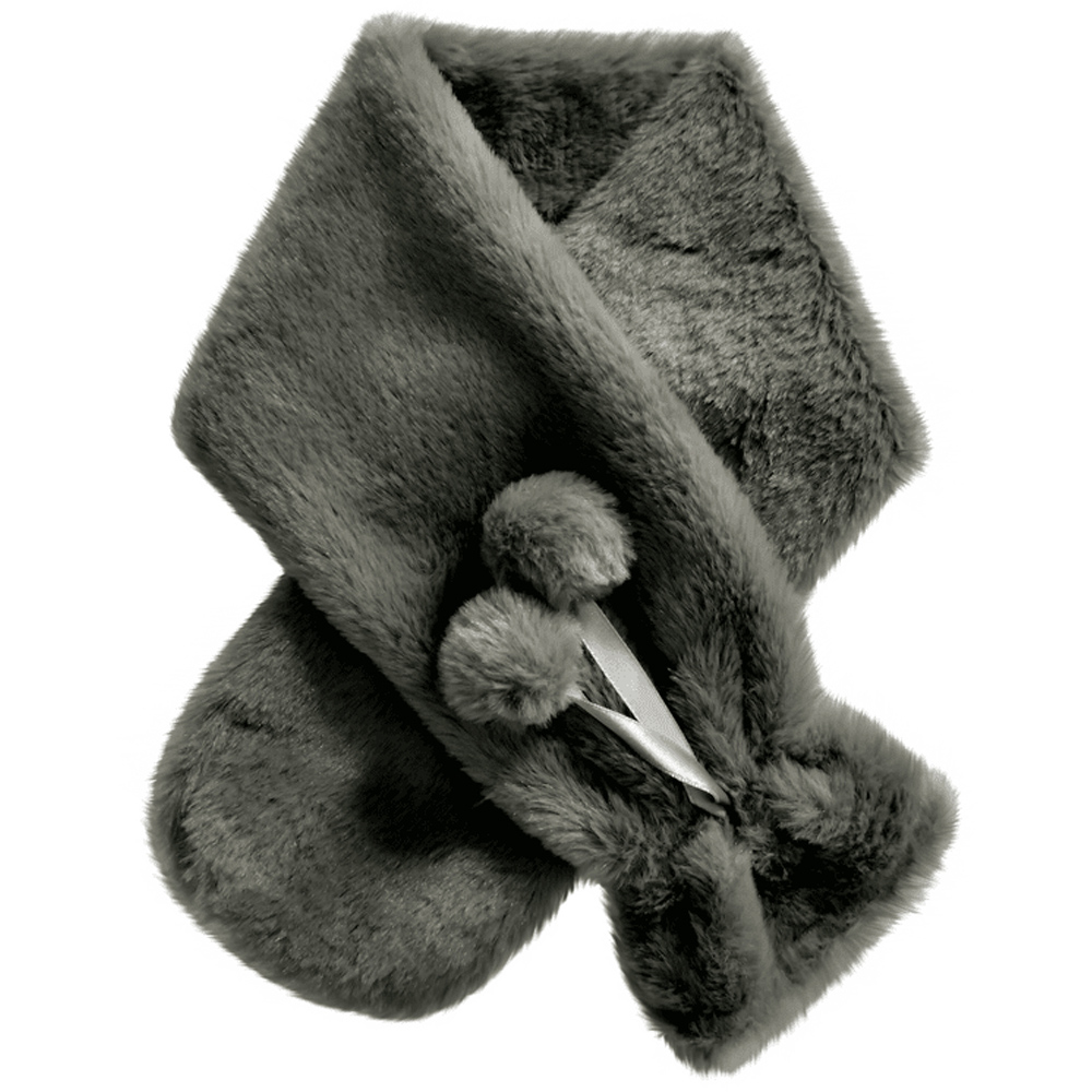 Velosso Charcoal Supersoft Velour Hot Water Bottle Image 2