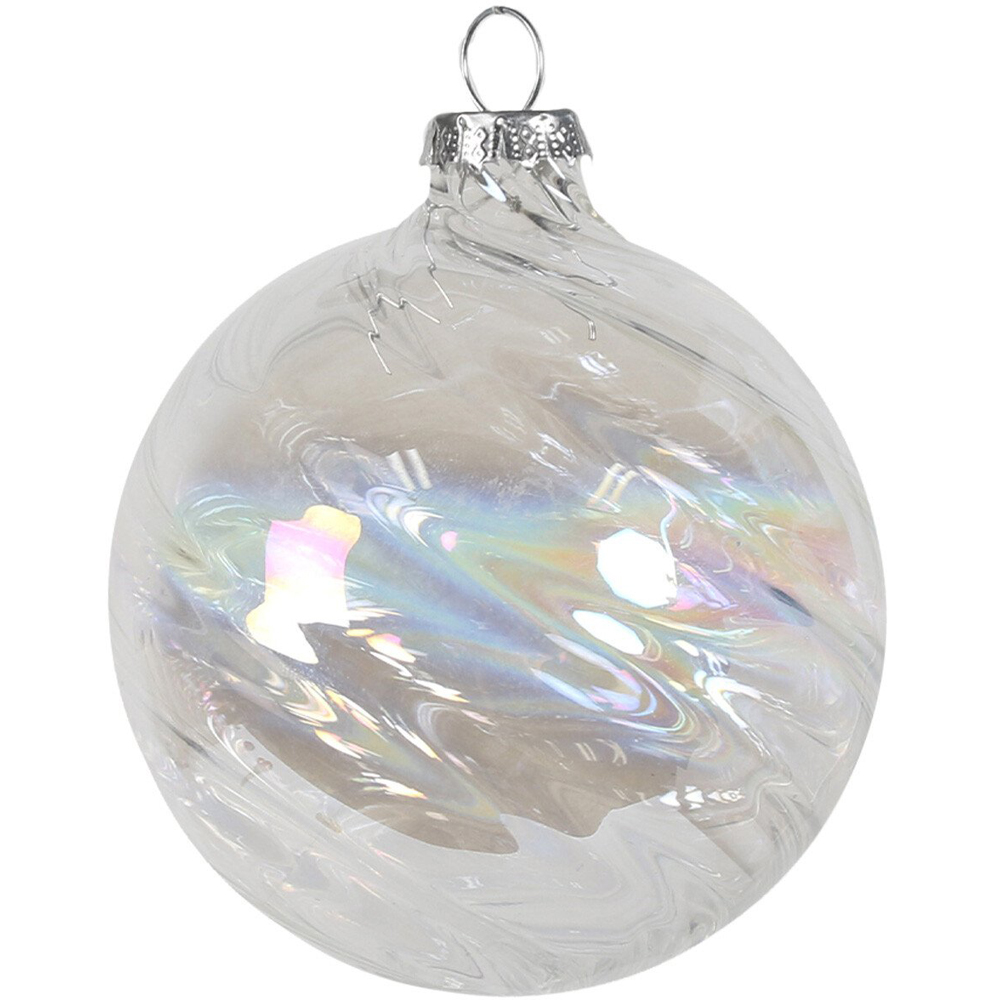 Iridescent Swirl and Beaded Bauble Image 3