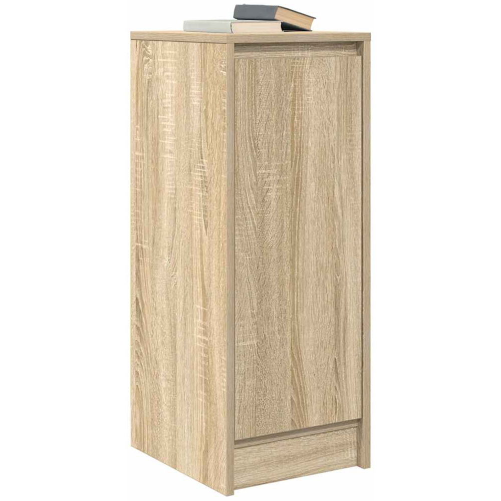 vidaXL Single Door Sonoma Oak Sideboard Image 4