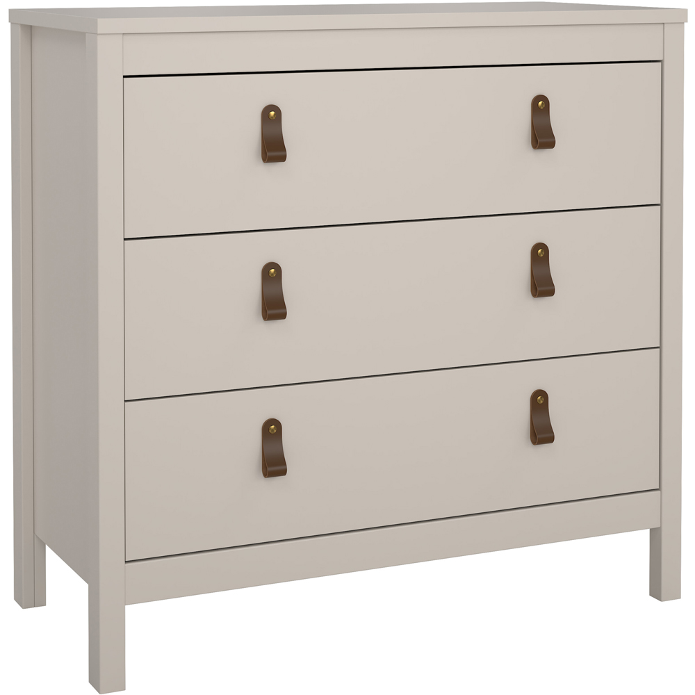 Florence Barcelona 3 Drawer Cashmere Chest of Drawers Image 2