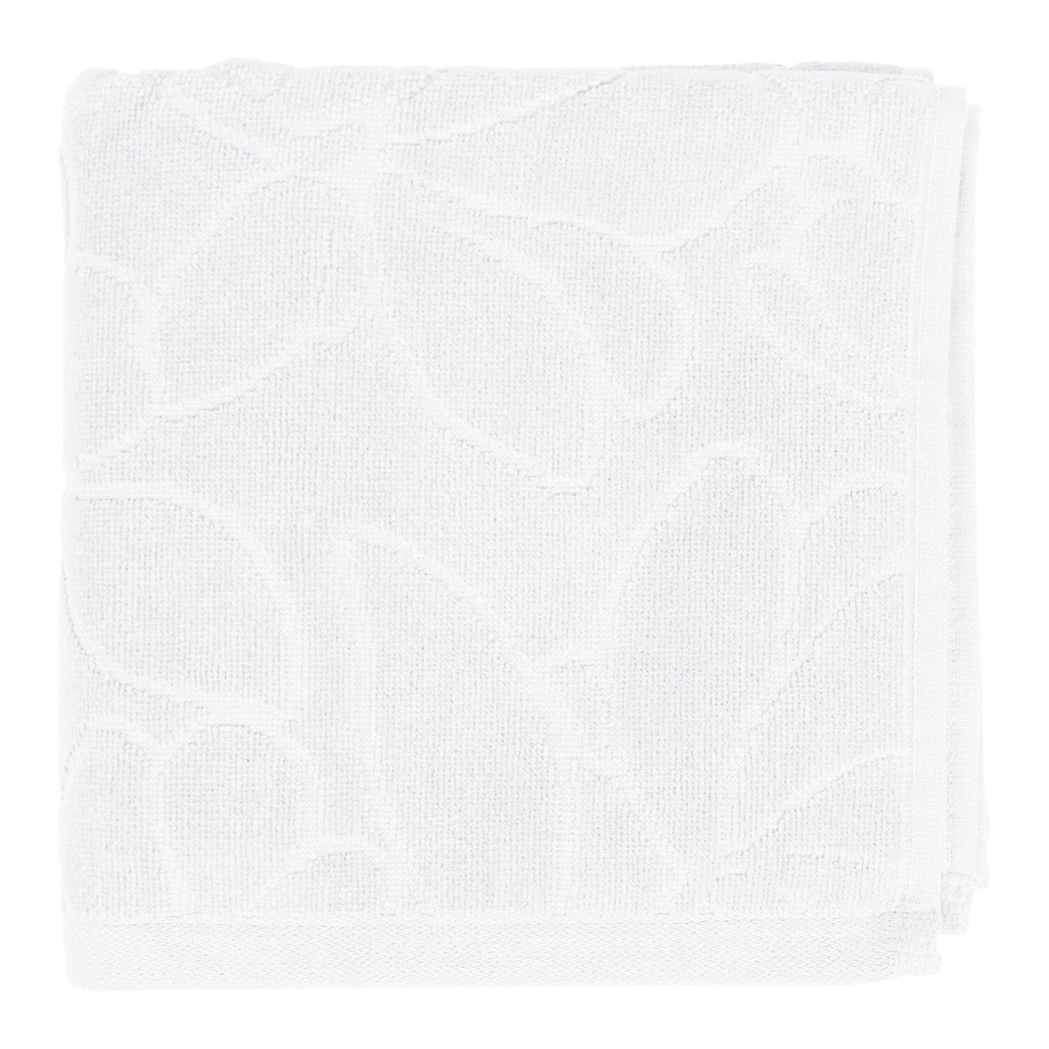Garden Wisper Hand Towel - White Image 1