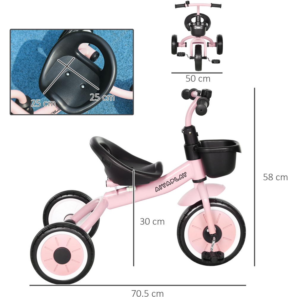 Tommy Toys Toddler Ride On Tricycle Pink Image 5