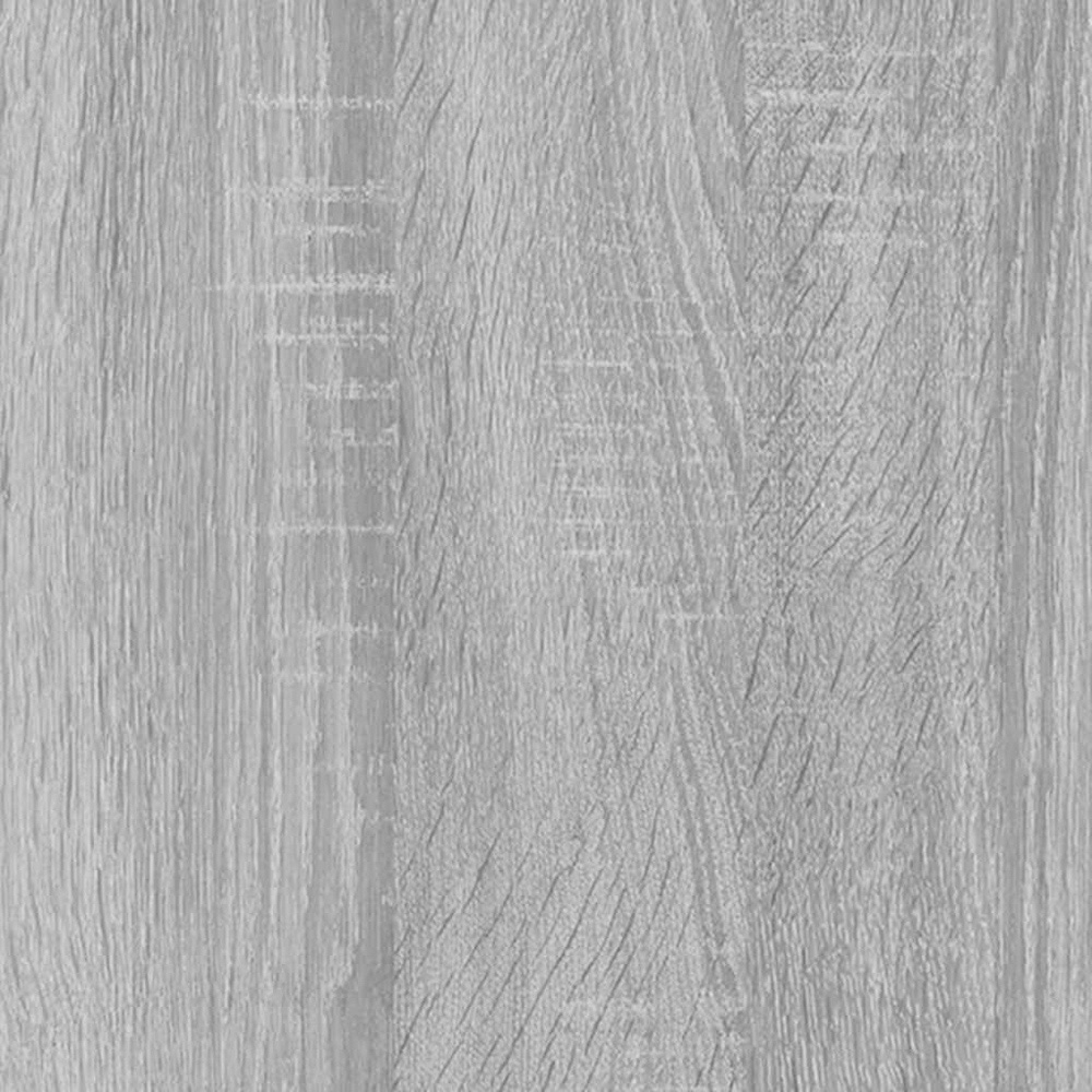 vidaXL 2 Door Grey Sonoma Oak Cabinet Image 7