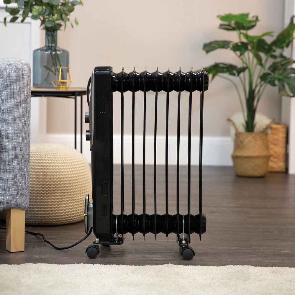 Russell Hobbs RHOFR5002 Black Oil Filled Radiator 2000W Image 5